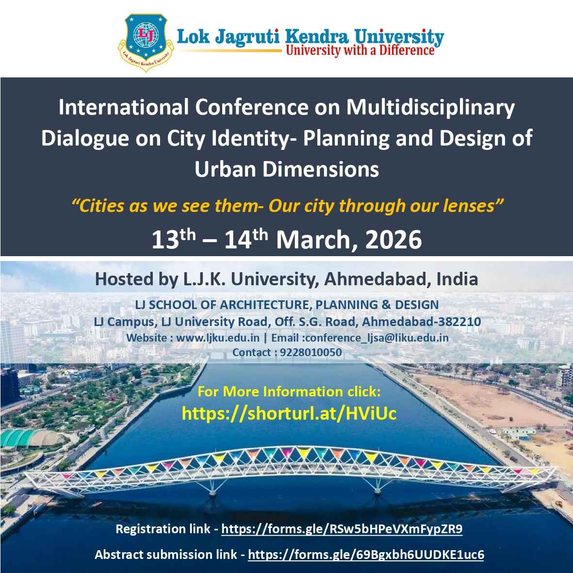 International Conference on Multidisciplinary Dialogue on City Identity: Planning and Design of Urban Dimensions